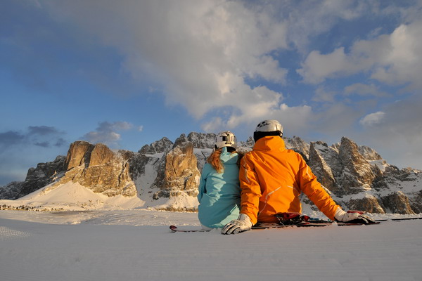 Sella Ronda im Abendlicht